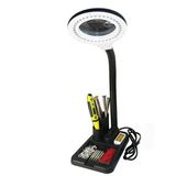 evimdeyokyok Esnek 5X /10X 40 Led Işıklı Büyüteç - Lamba Büyüteç Okuma - Çalışma Lehim Masa Lambası A808