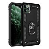evimdeyokyok Evimdeyokyok Apple İphone 11 Pro Max Kılıf Sofya Yüzüklü Silikon Kapak - Siyah