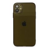 evimdeyokyok Evimdeyokyok Apple İphone 12 Kılıf Fly Lens Silikon - Siyah