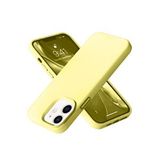evimdeyokyok Evimdeyokyok Apple İphone 12 Kılıf Nano İçi Kadife Silikon- Sarı