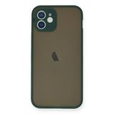 evimdeyokyok Evimdeyokyok Apple İphone 12 Mini Kılıf Montreal Silikon Kapak - Yeşil