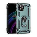 evimdeyokyok Evimdeyokyok Apple İphone 12 Mini Kılıf Sofya Yüzüklü Silikon Kapak - Yeşil