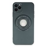 evimdeyokyok Evimdeyokyok Apple İphone 12 Pro Kılıf Lukka Magneticsafe Kapak - Koyu Yeşil