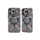 evimdeyokyok Evimdeyokyok Apple İphone 12 Pro Max Kılıf Apollo Magneticsafe Desenli Kapak - Apollo Siyah - 3