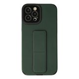 evimdeyokyok Evimdeyokyok Apple İphone 12 Pro Max Kılıf Mega Standlı Silikon - Yeşil