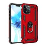 evimdeyokyok Evimdeyokyok Apple İphone 12 Pro Max Kılıf Sofya Yüzüklü Silikon Kapak - Kırmızı