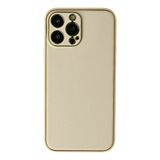 evimdeyokyok Evimdeyokyok Apple İphone 13 Pro Kılıf Coco Deri Silikon Kapak - Gold