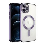 evimdeyokyok Evimdeyokyok Apple İphone 13 Pro Kılıf Kross Magneticsafe Kapak - Mor