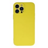 evimdeyokyok Evimdeyokyok Apple İphone 13 Pro Kılıf Nano İçi Kadife Silikon - Sarı