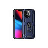 evimdeyokyok Evimdeyokyok Apple İphone 13 Pro Kılıf Sofya Yüzüklü Silikon Kapak - Lacivert