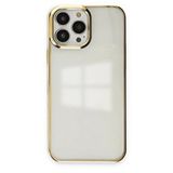 evimdeyokyok Evimdeyokyok Apple İphone 13 Pro Max Kılıf Element Silikon - Gold