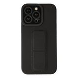 evimdeyokyok Evimdeyokyok Apple İphone 13 Pro Max Kılıf Mega Standlı Silikon - Siyah