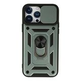 evimdeyokyok Evimdeyokyok Apple İphone 13 Pro Max Kılıf Pars Lens Yüzüklü Silikon - Yeşil