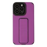 evimdeyokyok Evimdeyokyok Apple İphone 14 Pro Kılıf Mega Standlı Silikon - Mor