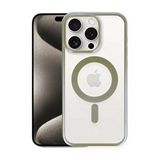 evimdeyokyok Evimdeyokyok Apple İphone 15 Pro Kılıf Erozi Magsafe Kapak - Gri