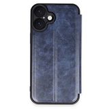 evimdeyokyok Evimdeyokyok Apple İphone 16 Plus Kılıf Flip Cover - Lacivert