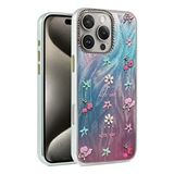 evimdeyokyok Evimdeyokyok Apple İphone 16 Pro Kılıf Blade Aynalı Desenli Kapak - Desen 4 Çok Renkli