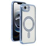 evimdeyokyok Evimdeyokyok Apple İphone 16e Joke Simli Magneticsafe Kılıf - Mavi