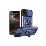 evimdeyokyok Evimdeyokyok Apple İphone 16e Kılıf Pars Lens Yüzüklü Silikon - Lacivert