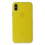 evimdeyokyok Evimdeyokyok Apple İphone X Kılıf Pp Ultra İnce Kapak - Sarı