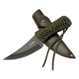 evimdeyokyok Evimdeyokyok Crkt Scrub Fixed 2712 Bk Siyah Kamp / Outdoor Bıçak 22,5cm - İpli Sap, Deri Kılıflı