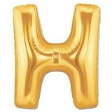 evimdeyokyok Evimdeyokyok H Harf Folyo Balon Altın Renk 40 Inç Çok Renkli