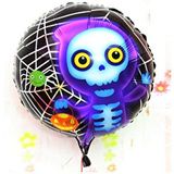 evimdeyokyok Evimdeyokyok Halloween İskelet Hayalet Folyo Balon 18 Inç Çok Renkli