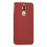 evimdeyokyok Evimdeyokyok Huawei Mate 10 Lite Kılıf Volet Silikon - Kırmızı
