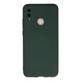 evimdeyokyok Evimdeyokyok Huawei P Smart 2019 Kılıf Nano İçi Kadife Silikon - Koyu Yeşil