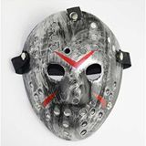 evimdeyokyok Evimdeyokyok Jason Maskesi Hannibal Maskesi Metal Gümüş Renk 20x25 Cm Çok Renkli