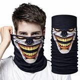 evimdeyokyok Evimdeyokyok Joker Gülüşlü Baf Maske – Çok Amaçlı Boyunluk Bandana 3 No Çok Renkli