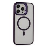 evimdeyokyok Evimdeyokyok Joko Apple İphone 14 Pro Kılıf Roblox Lens Magsafe Standlı Kapak - Derin Mor