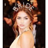 evimdeyokyok Evimdeyokyok Mega Boy Kristal Taşlı Gümüş Bride Taç Gelin Tacı 20x21 Cm Çok Renkli