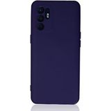 evimdeyokyok Evimdeyokyok Oppo Reno 6 Kılıf Nano İçi Kadife Silikon - Mor