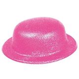 evimdeyokyok Evimdeyokyok Pembe Renk Simli Melon Yuvarlak Parti Şapkası 24x26 Cm Çok Renkli