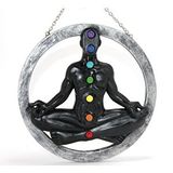 evimdeyokyok Evimdeyokyok Polyester Duvara Asmalı 7 Chakra Pano Alk2347 Çok Renkli
