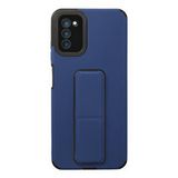 evimdeyokyok Evimdeyokyok Samsung Galaxy A03s Kılıf Mega Standlı Silikon - Mavi