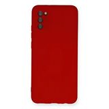 evimdeyokyok Evimdeyokyok Samsung Galaxy A03s Kılıf Nano İçi Kadife Silikon - Kırmızı