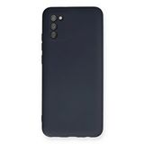 evimdeyokyok Evimdeyokyok Samsung Galaxy A03s Kılıf Nano İçi Kadife Silikon - Lacivert