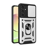 evimdeyokyok Evimdeyokyok Samsung Galaxy A05s Kılıf Pars Lens Yüzüklü Silikon - Gümüş