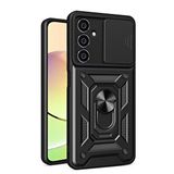 evimdeyokyok Evimdeyokyok Samsung Galaxy A05s Kılıf Pars Lens Yüzüklü Silikon - Siyah