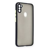 evimdeyokyok Evimdeyokyok Samsung Galaxy A11 Kılıf Montreal Silikon Kapak - Lacivert