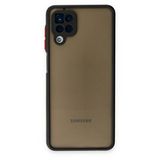 evimdeyokyok Evimdeyokyok Samsung Galaxy A12 Kılıf Montreal Silikon Kapak - Siyah