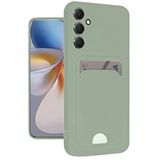 evimdeyokyok Evimdeyokyok Samsung Galaxy A16 5g Kılıf Kelvin Kartvizitli Silikon - Açık Yeşili