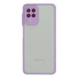 evimdeyokyok Evimdeyokyok Samsung Galaxy A22 Kılıf Montreal Silikon Kapak - Mor
