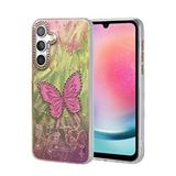 evimdeyokyok Evimdeyokyok Samsung Galaxy A24 4g Kılıf Blade Aynalı Desenli Kapak - Desen 5 Çok Renkli