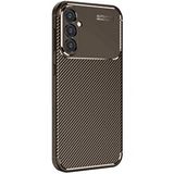 evimdeyokyok Evimdeyokyok Samsung Galaxy A26 Kılıf Auto Focus Karbon Kapak - Kahverengi