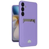 evimdeyokyok Evimdeyokyok Samsung Galaxy A26 Kılıf Kelvin Kartvizitli Silikon - Lila