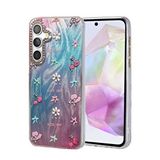 evimdeyokyok Evimdeyokyok Samsung Galaxy A35 5g Kılıf Blade Aynalı Desenli Kapak - Desen 4 Çok Renkli