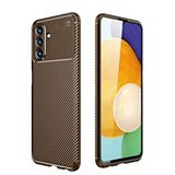 evimdeyokyok Evimdeyokyok Samsung Galaxy A36 Kılıf Auto Focus Karbon Kapak - Kahverengi